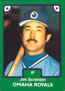 Jim Scranton 1984 minor league baseball card