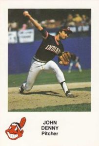 John Denny 82 baseball card