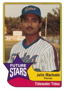Julio Machado 1989 minor league baseball card