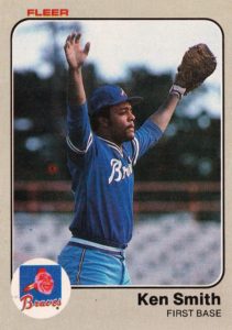 Ken Smith 1983 Fleer baseball card