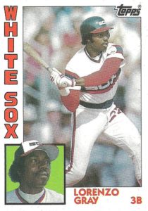 Lorenzo Gray 1984 Topps Baseball Card