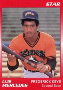 Luis Mercedes 1989 minor league baseball card