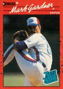 Mark Gardner 1990 Donruss Baseball Card