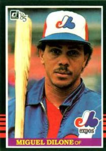 Miguel Dilone 1985 Donruss Baseball Card