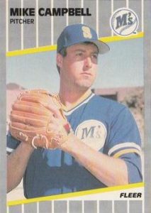 Mike Campbell 1989 Fleer Baseball Card