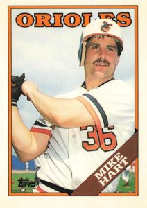 Mike Hart 1988 Topps Baseball Card