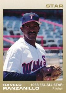 Ravelo Manzanillo 1988 minor league baseball card