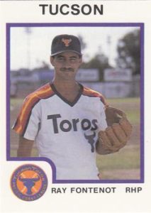 Ray Fontenot 1987 minor league baseball card