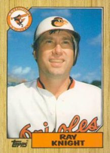 Ray Knight 1987 Topps Update Baseball Card
