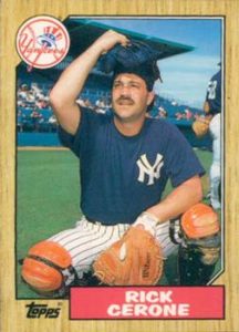 Rick Cerone 1987 Topps Traded Baseball Card