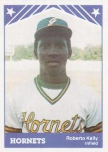 Roberto Kelly 1983 minor league baseball card