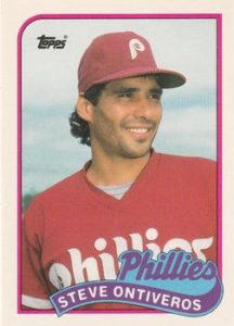 Steve Ontiveros 1989 Topps Update baseball card