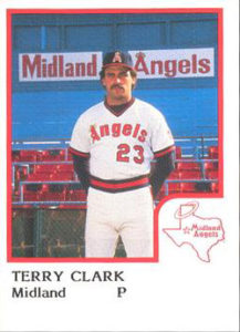 Terry Clark 1986 minor league baseball card