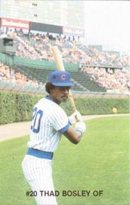 Thad Bosley 1983 Baseball Card