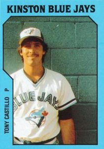 Tony Castillo 1985 minor league baseball card