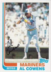 Al Cowens 1982 Topps Traded Baseball Card