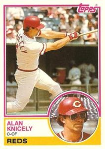 Alan Knicely 1983 Topps Traded Baseball Card