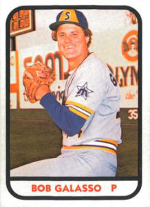Bob Galasso 1981 minor league baseball card