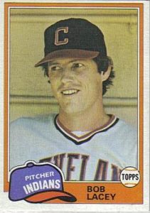 Bob Lacey 1981 Topps Traded Baseball Card