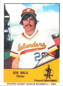 Bob Walk 1984 minor league baseball card