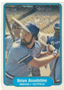 Brian Asselstine 1982 Fleer Baseball Card