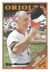 Cal Ripken Sr. 1988 Topps Baseball Card