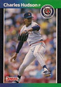 Charles Hudson 1989 Donruss Traded Baseball Card