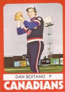 Dan Boitano 1980 minor league baseball card