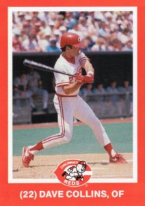Dave Collins 1988 Reds baseball card