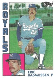 Eric Rasmussen 1984 Topps Baseball Card