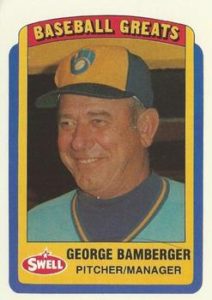 George Bamberger 1990 baseball card