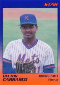 Hector Carrasco 1989 minor league baseball card