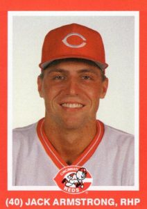 Jack Armstrong 1988 Kahn's Reds Baseball Card