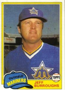 Jeff Burroughs 1981 Topps Traded Baseball Card