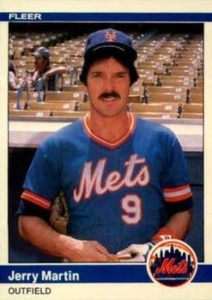Jerry Martin 1984 Fleer Update baseball card