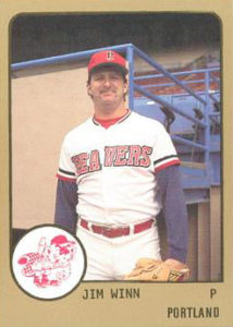 Jim Winn 1988 minor league baseball card