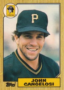 John Cangelosi 1987 Topps Traded Baseball Card