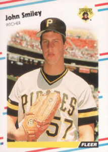 John Smiley 1989 Fleer baseball card