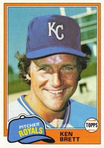 Ken Brett 1981 Topps Baseball Card