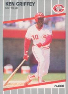 Ken Griffey 1989 Fleer Update Baseball Card