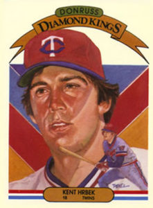 Kent Hrbek 1983 Donruss Diamond King Baseball Card
