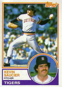 Kevin Saucier 1983 Topps Baseball Card