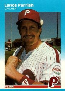 Lance Parrish 1987 Fleer Update Baseball Card
