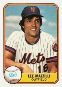 Lee Mazzilli 1980 Topps Basebal Card - 1980s Baseball