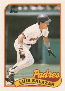 Luis Salazar 1989 Topps Traded baseball card