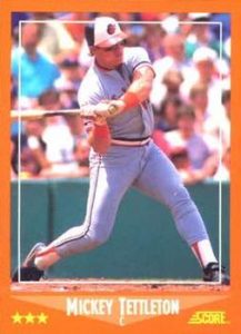 Mickey Tettleton 1988 Score Baseball Card