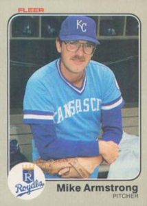 Mike Armstrong 1983 Fleer baseball card
