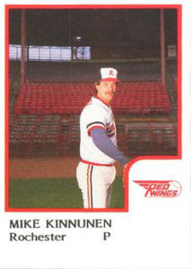 Mike Kinnunen 1986 minor league baseball card