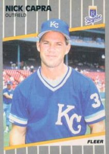 Nick Capra 1989 Fleer Baseball Card