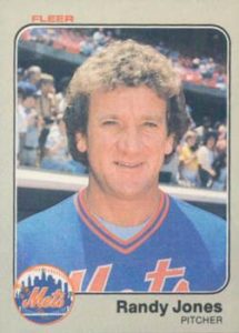 Randy Jones 1983 Fleer baseball card